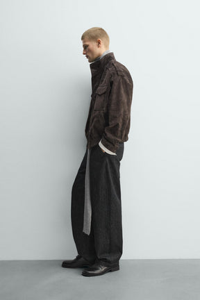 LEATHER SUEDE JACKET - Image 4