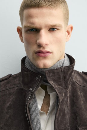LEATHER SUEDE JACKET - Image 5