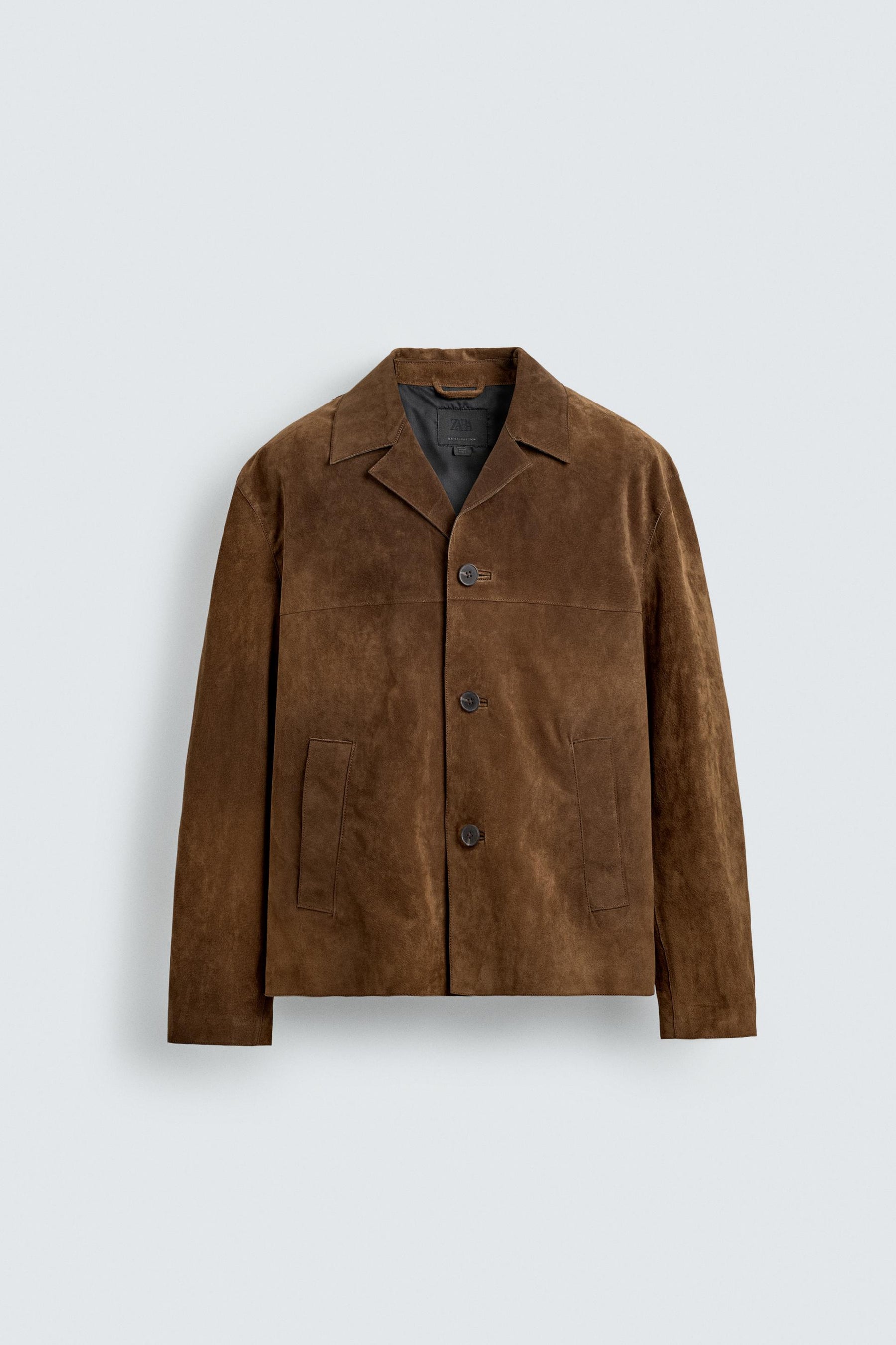 Suede Overshirt Jacket