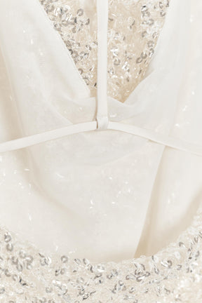 Sequinned Halter Top