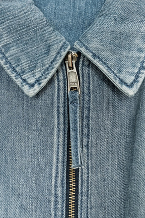 ZW COLLECTION DENIM BOMBER JACKET - Image 7