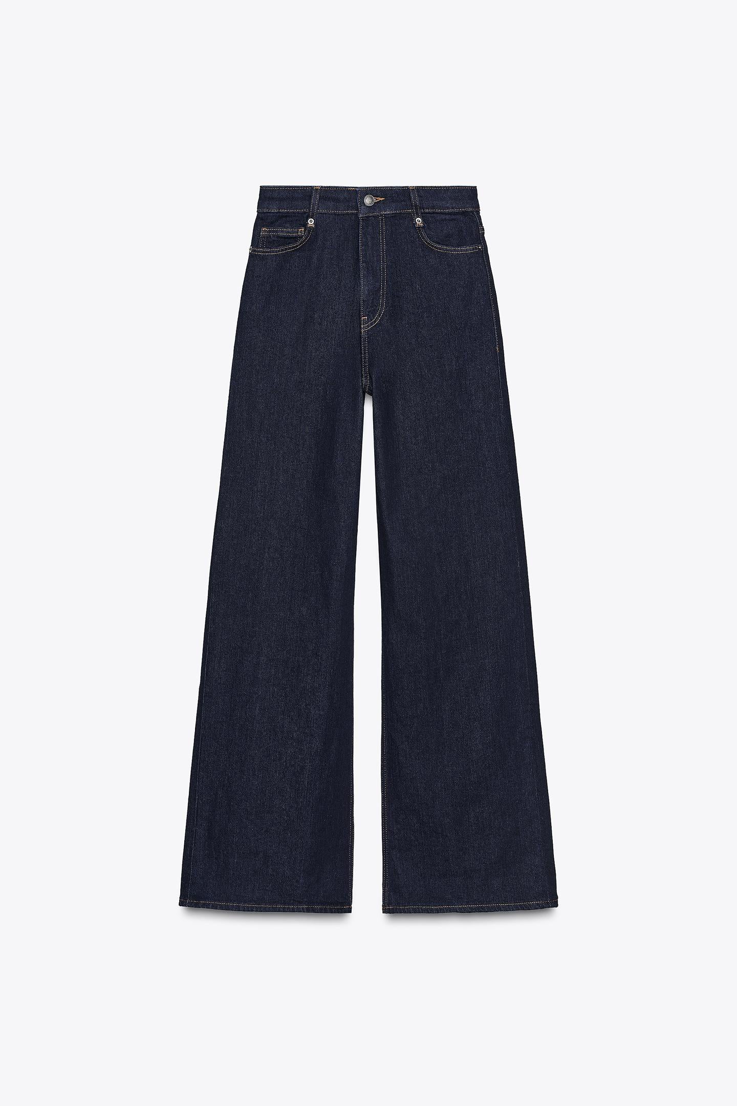 High-Rise Wide Jeans