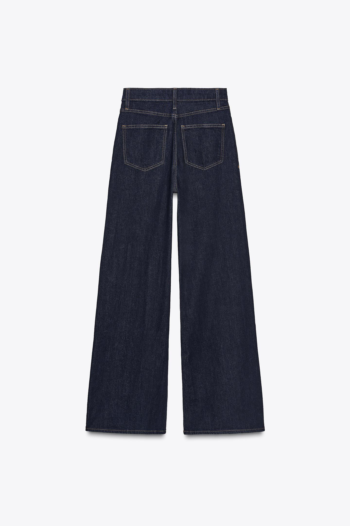 High-Rise Wide Jeans