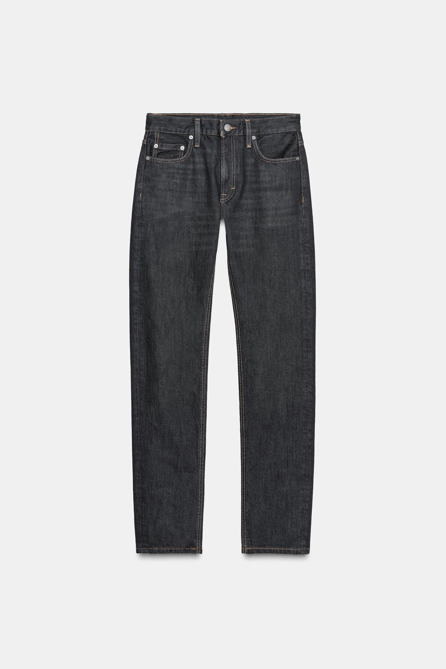 Full-Length Mid-Waist Jeans
