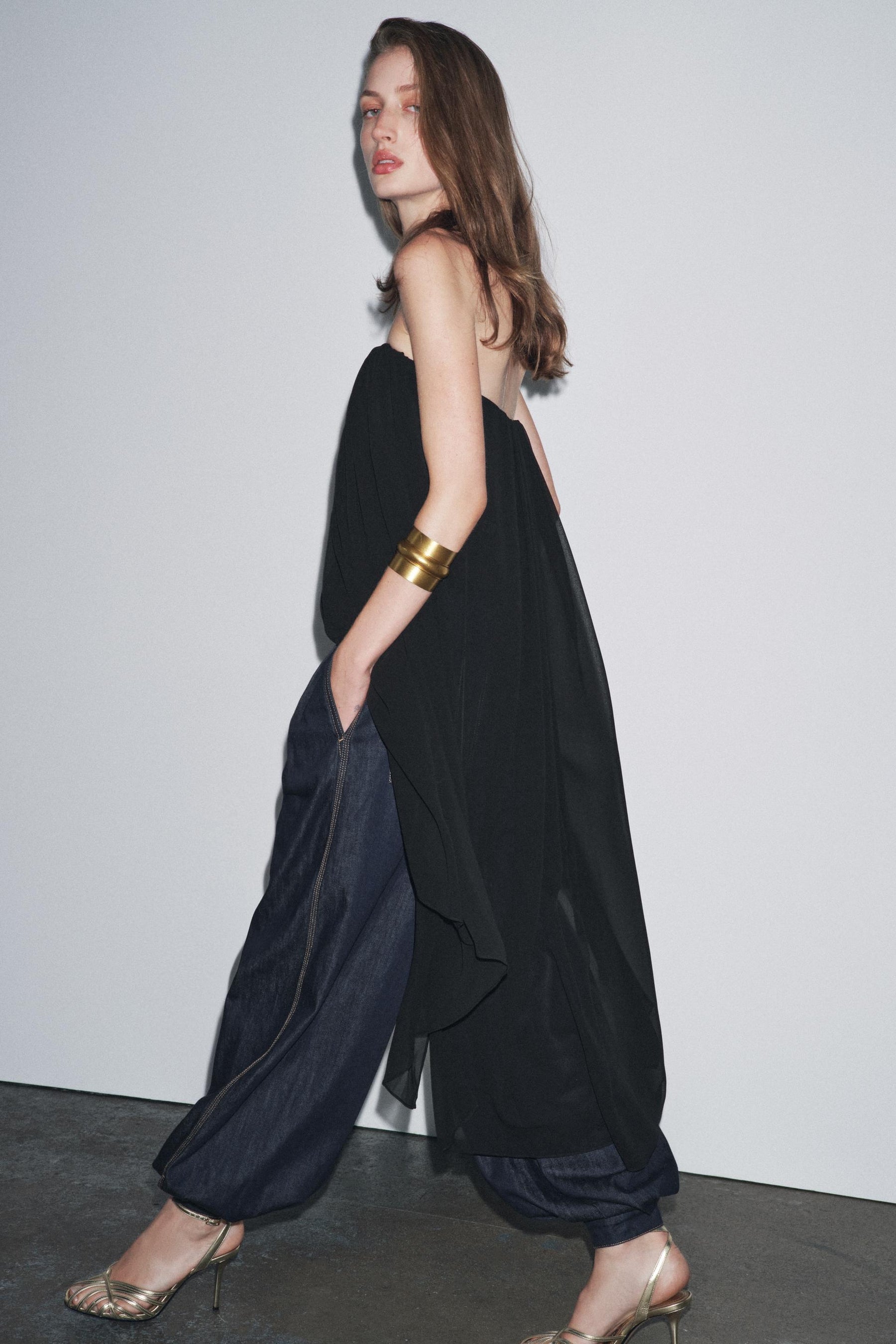 Bandeau Long Fashion Top