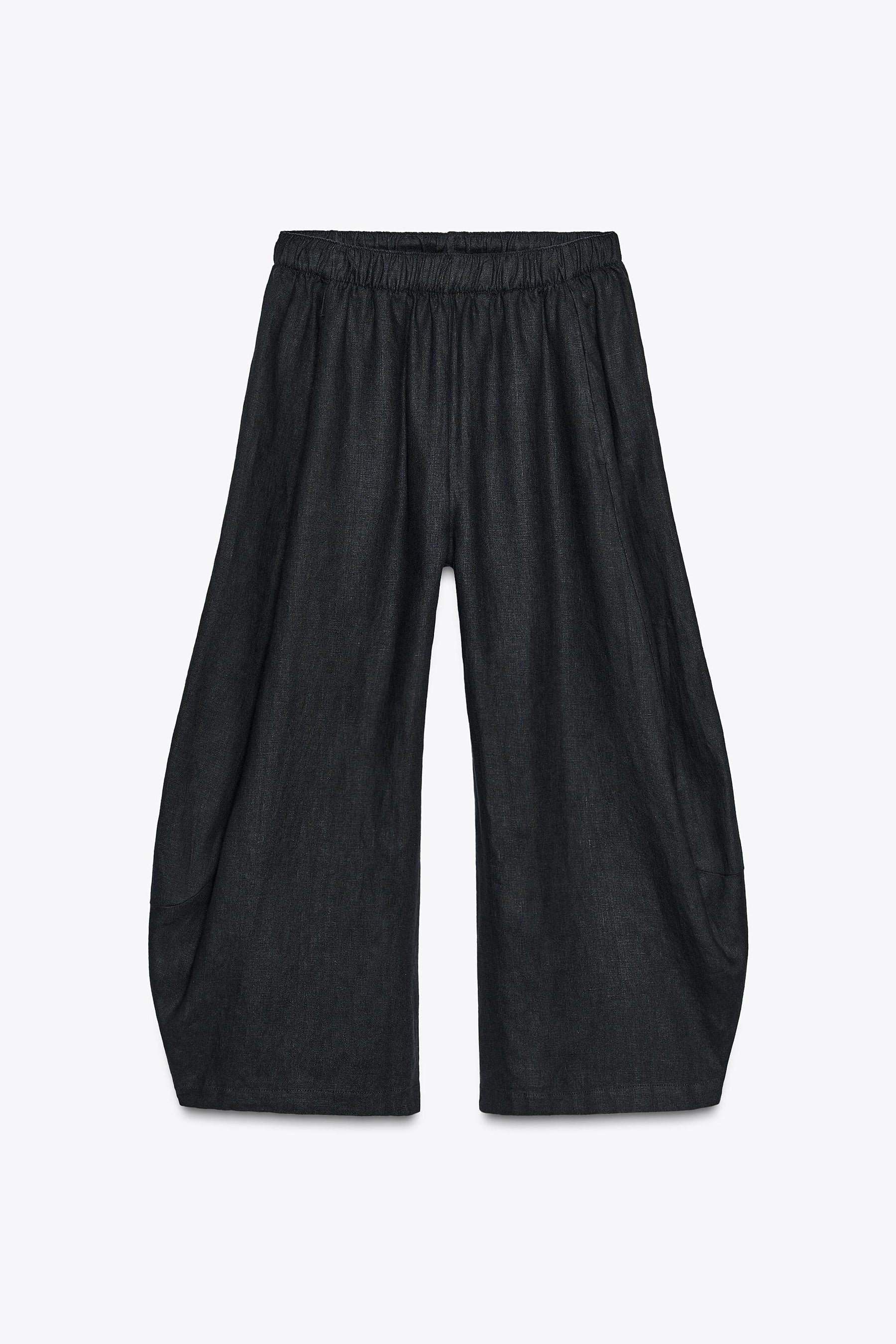 Linen Volume Trousers