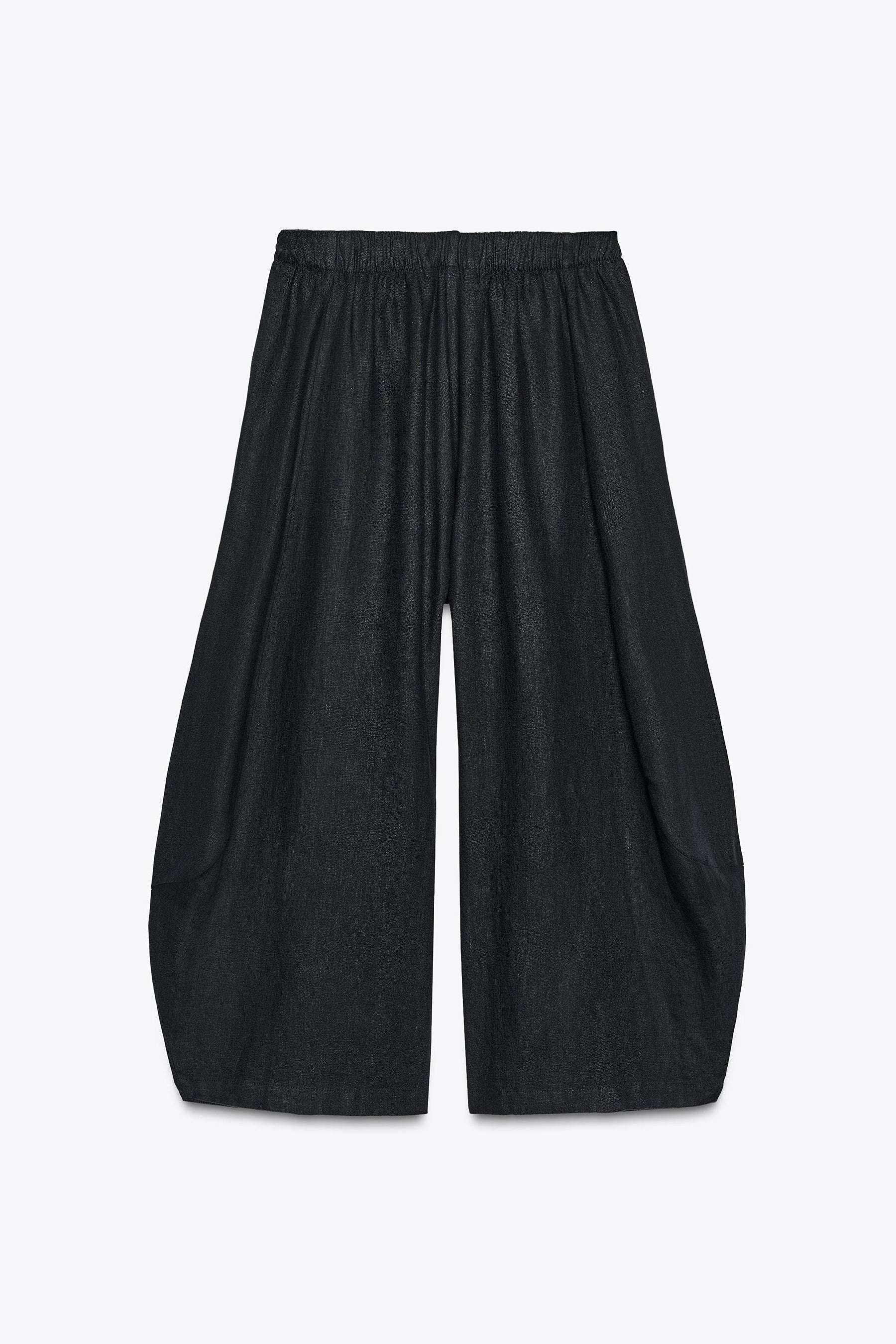 Linen Volume Trousers