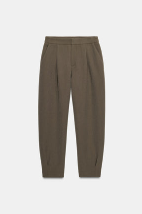 PLEATED TROUSERS