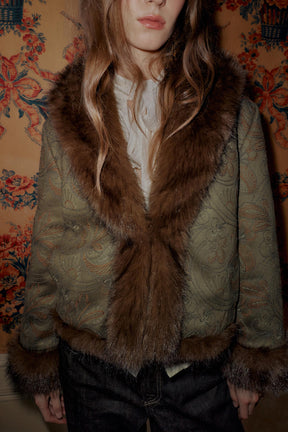 Embroidered Double-Faced Jacket