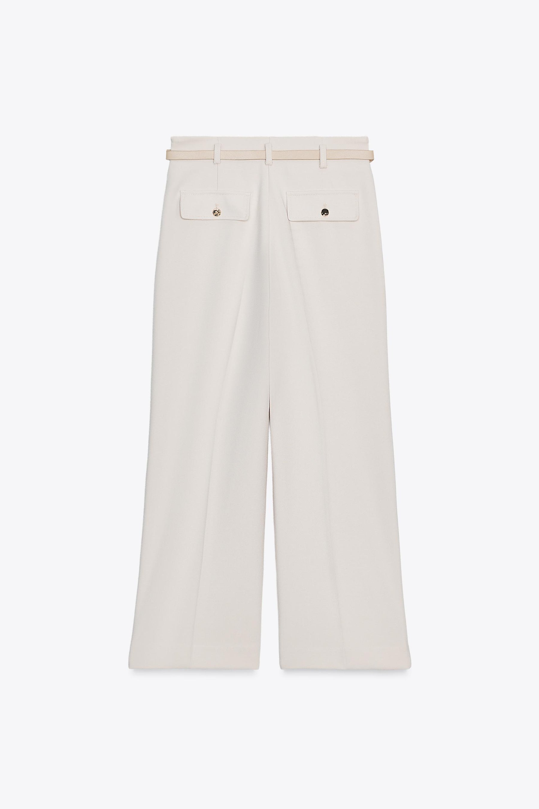 Cropped Trousers with Chain