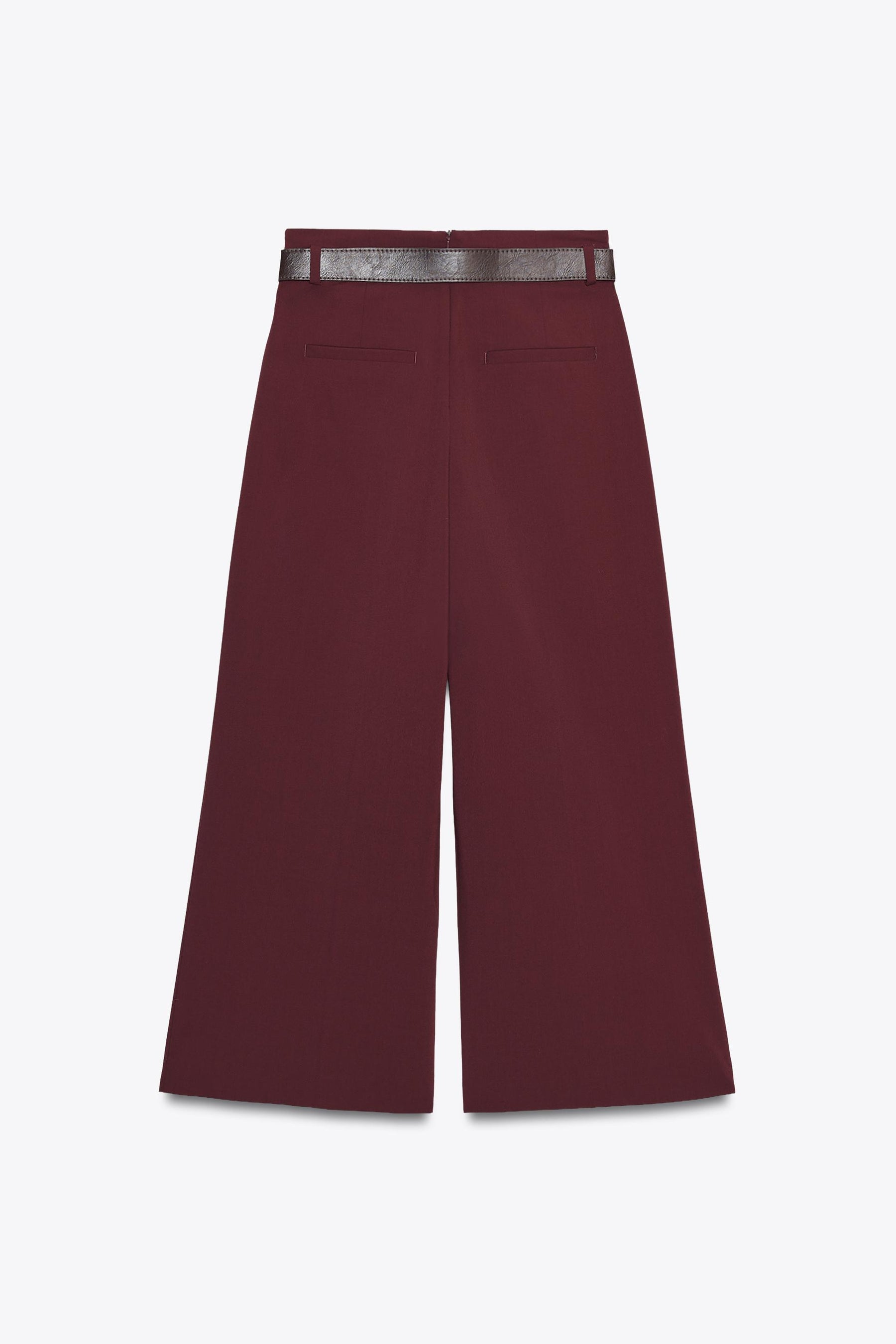 Darted Trousers with Belt