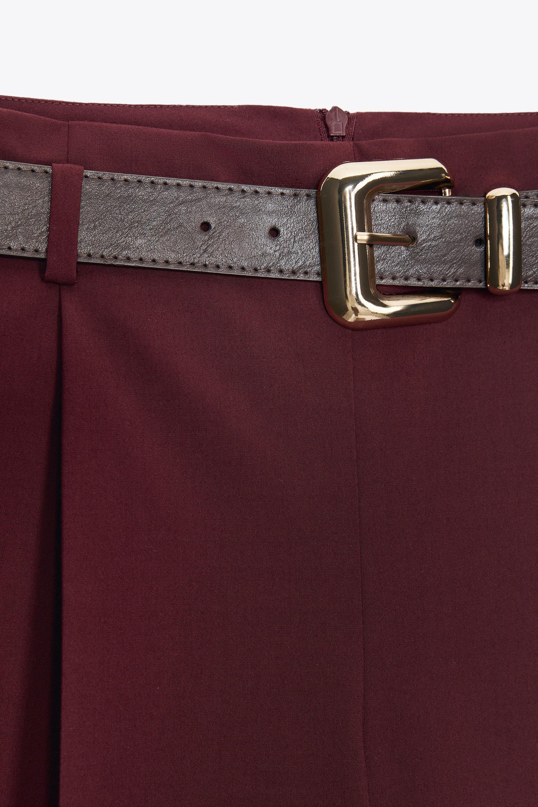 Darted Trousers with Belt