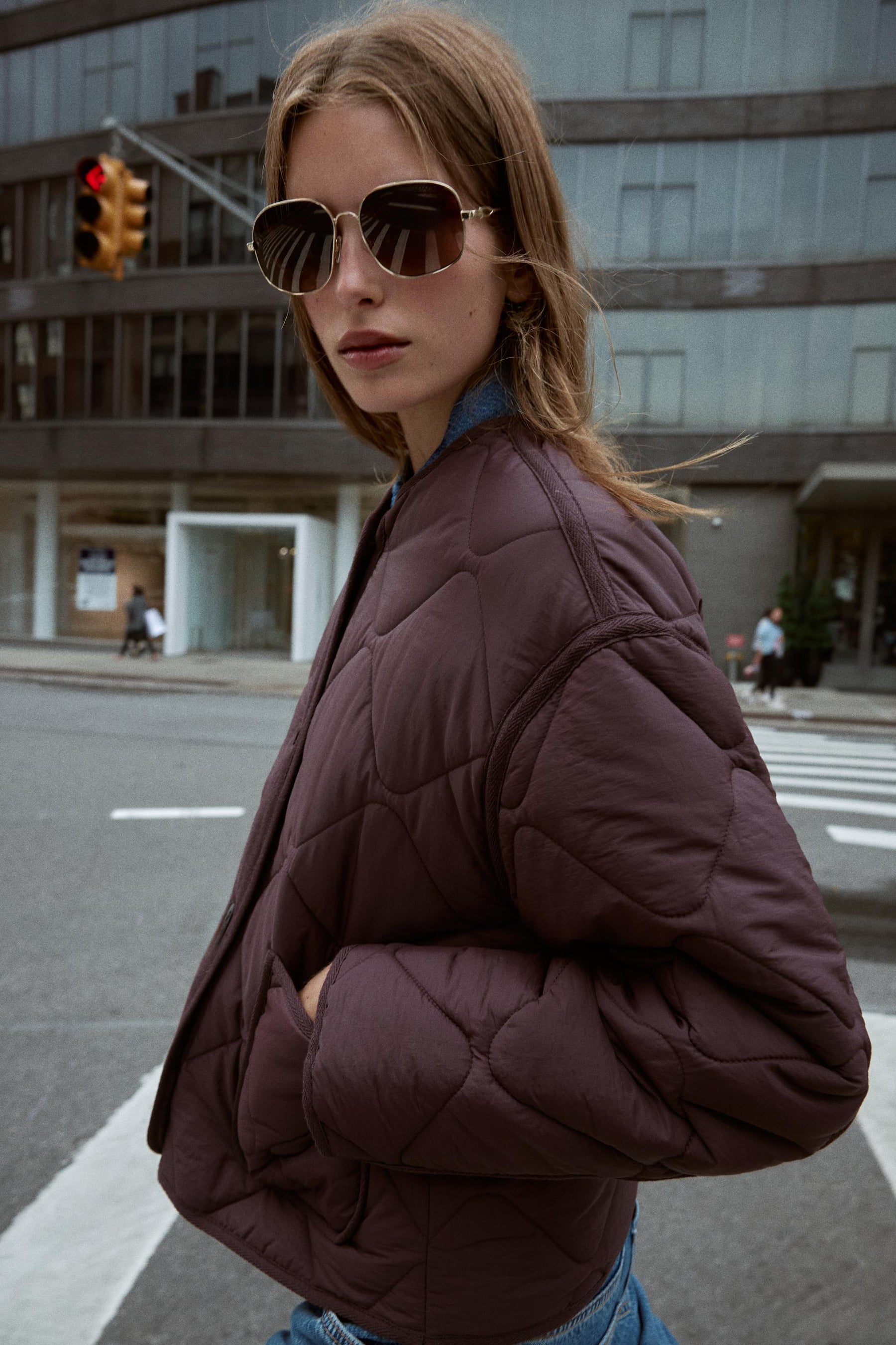 Quilted Jacket with Pockets