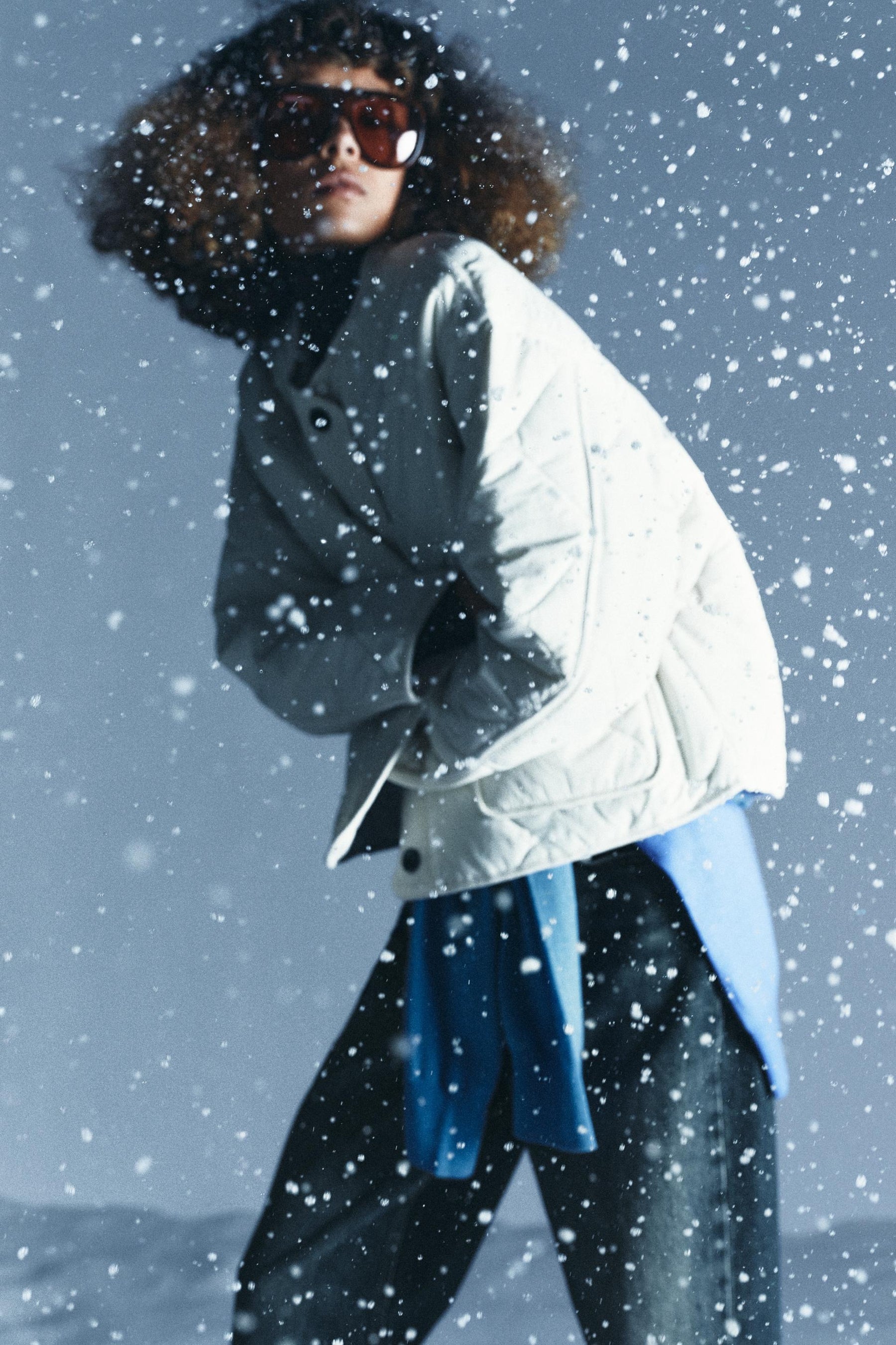 QUILTED JACKET WITH PATCH POCKETS - Image 1