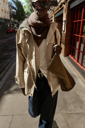 MULTI-POCKET HOODED JACKET