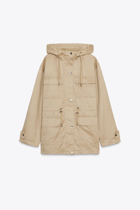 MULTI-POCKET HOODED JACKET