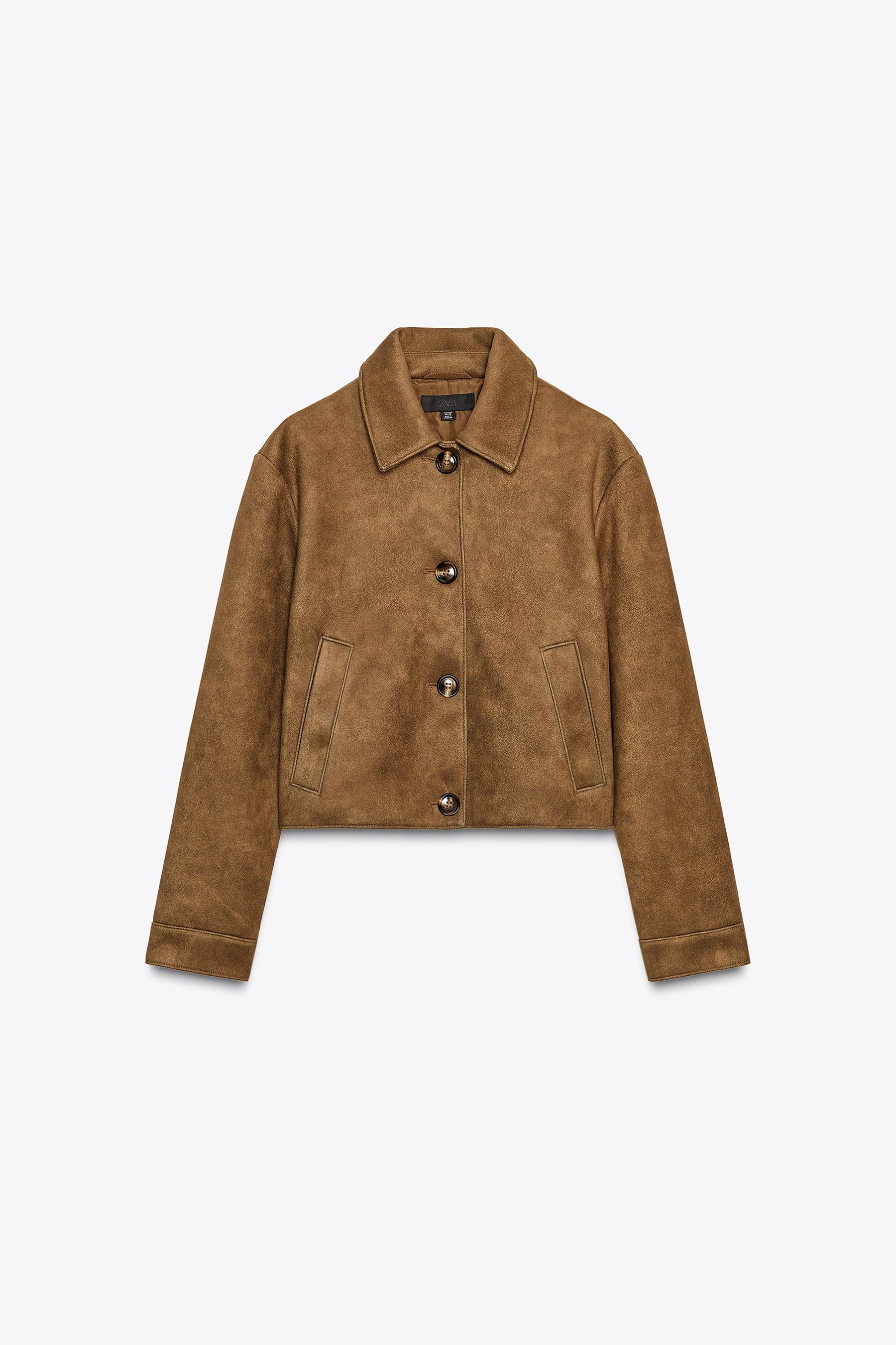 Faux Suede Jacket
