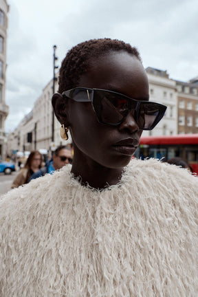 METALLIC THREAD FRINGE JACKET