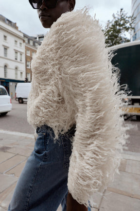 METALLIC THREAD FRINGE JACKET