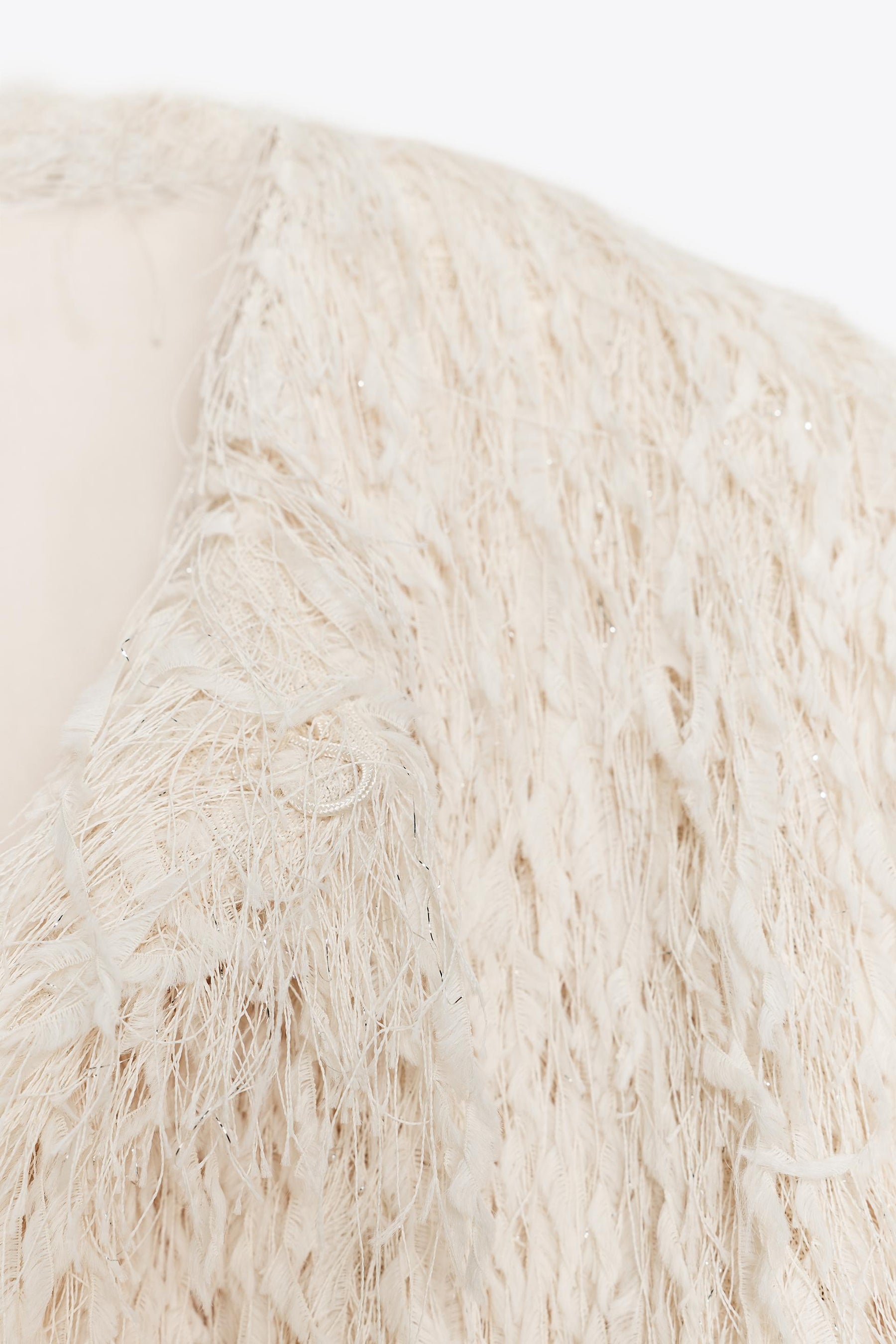 METALLIC THREAD FRINGE JACKET