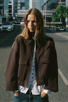 Pocket-Detailed Jacket