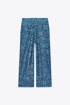 CROPPED LACE TROUSERS