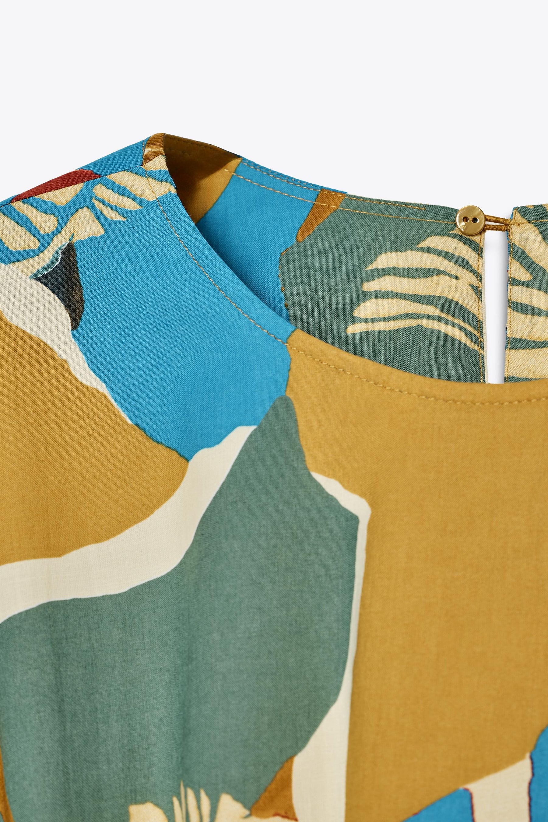 ZW COLLECTION PRINTED MIDI DRESS - Image 6