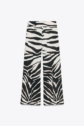 Animal Print Trousers