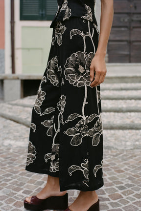 FLORAL EMBROIDERY JUMPSUIT - Image 4