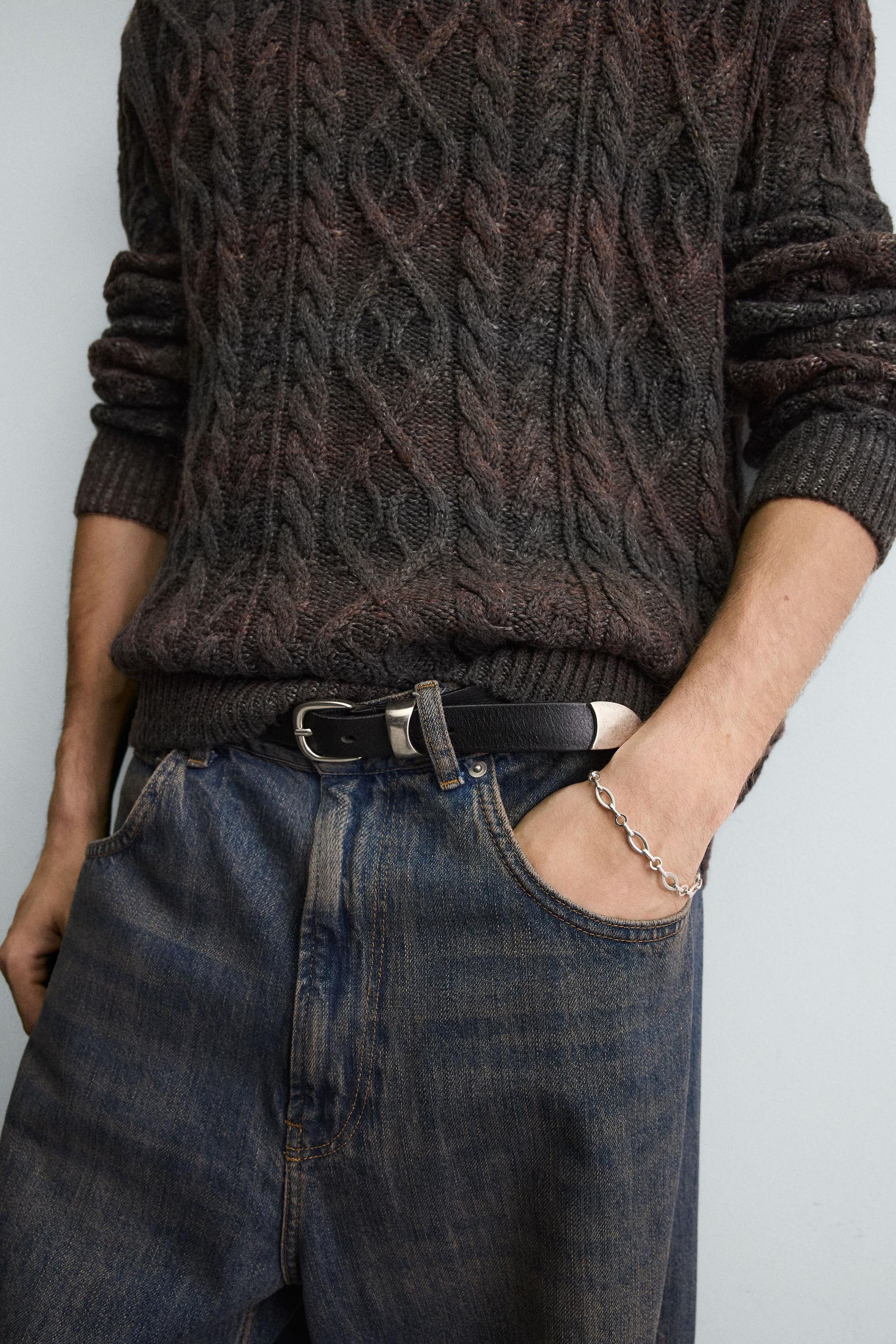 METAL CHAIN LINK BRACELET - Image 1