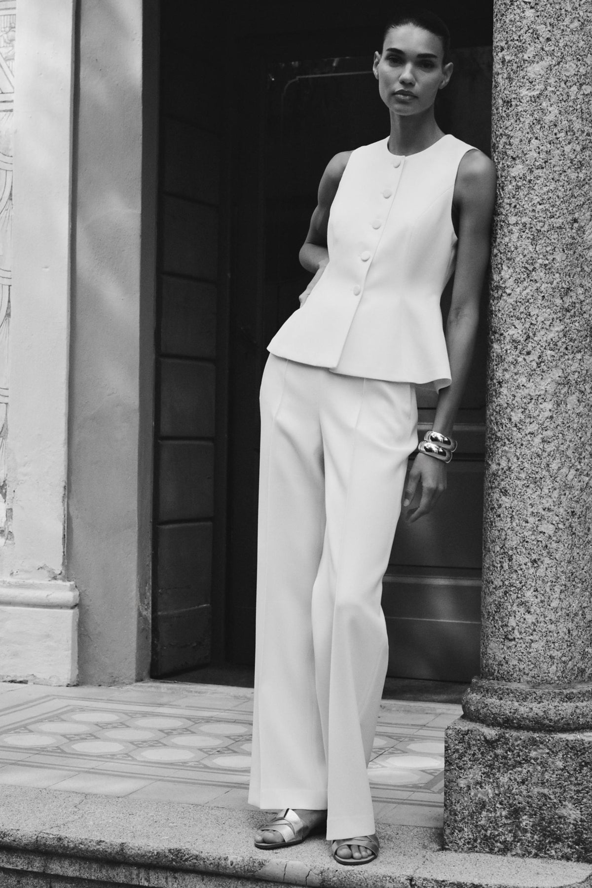 Straight-Leg Trousers