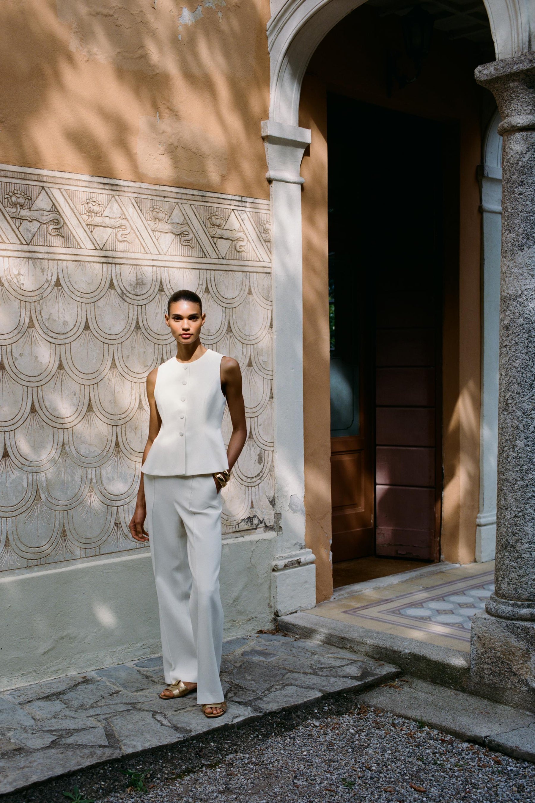 Straight-Leg Trousers