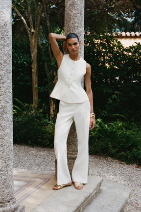 Straight-Leg Trousers