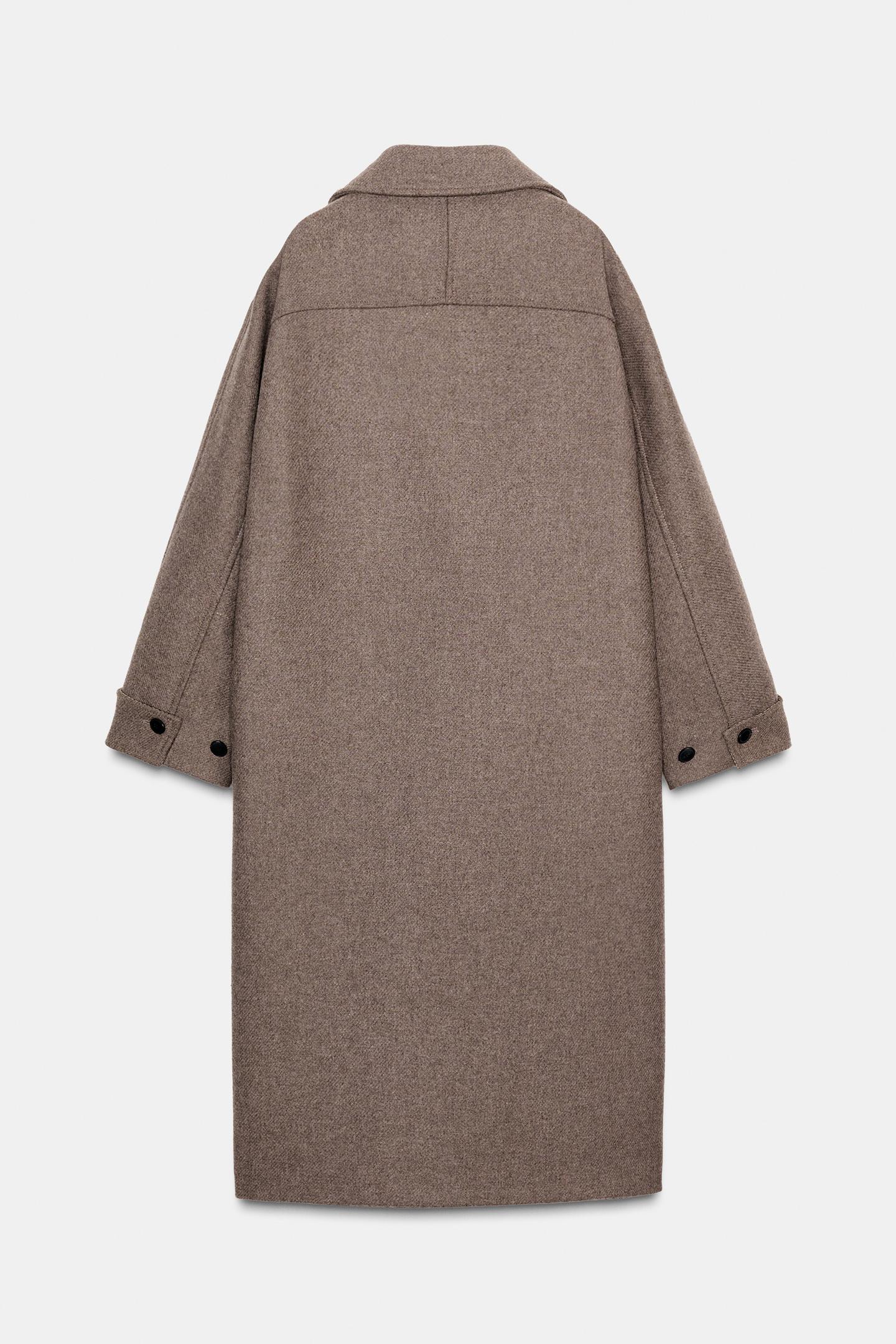 Manschett Wollmantel 