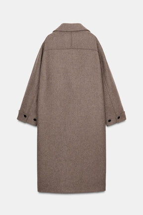 Manschett Wollmantel 