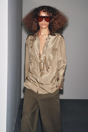 100% Silk Shirt with