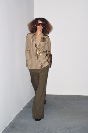 100% Silk Shirt with