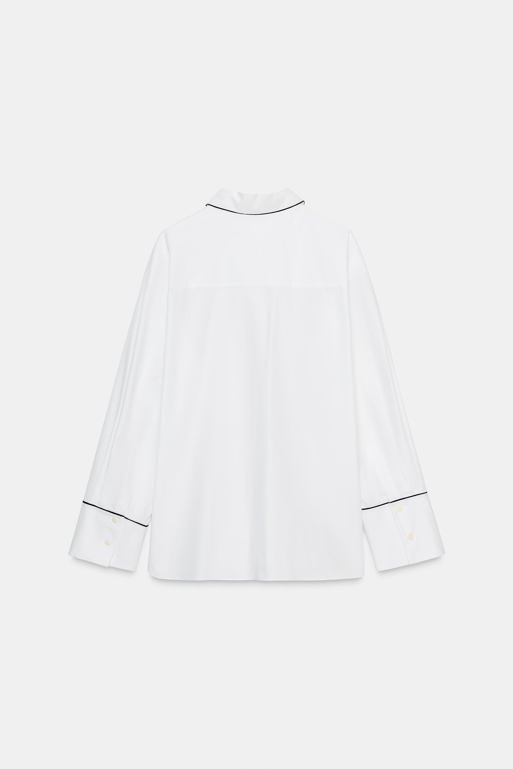 Contrast Poplin Shirt