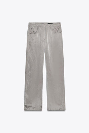 Satin Flowing Trousers