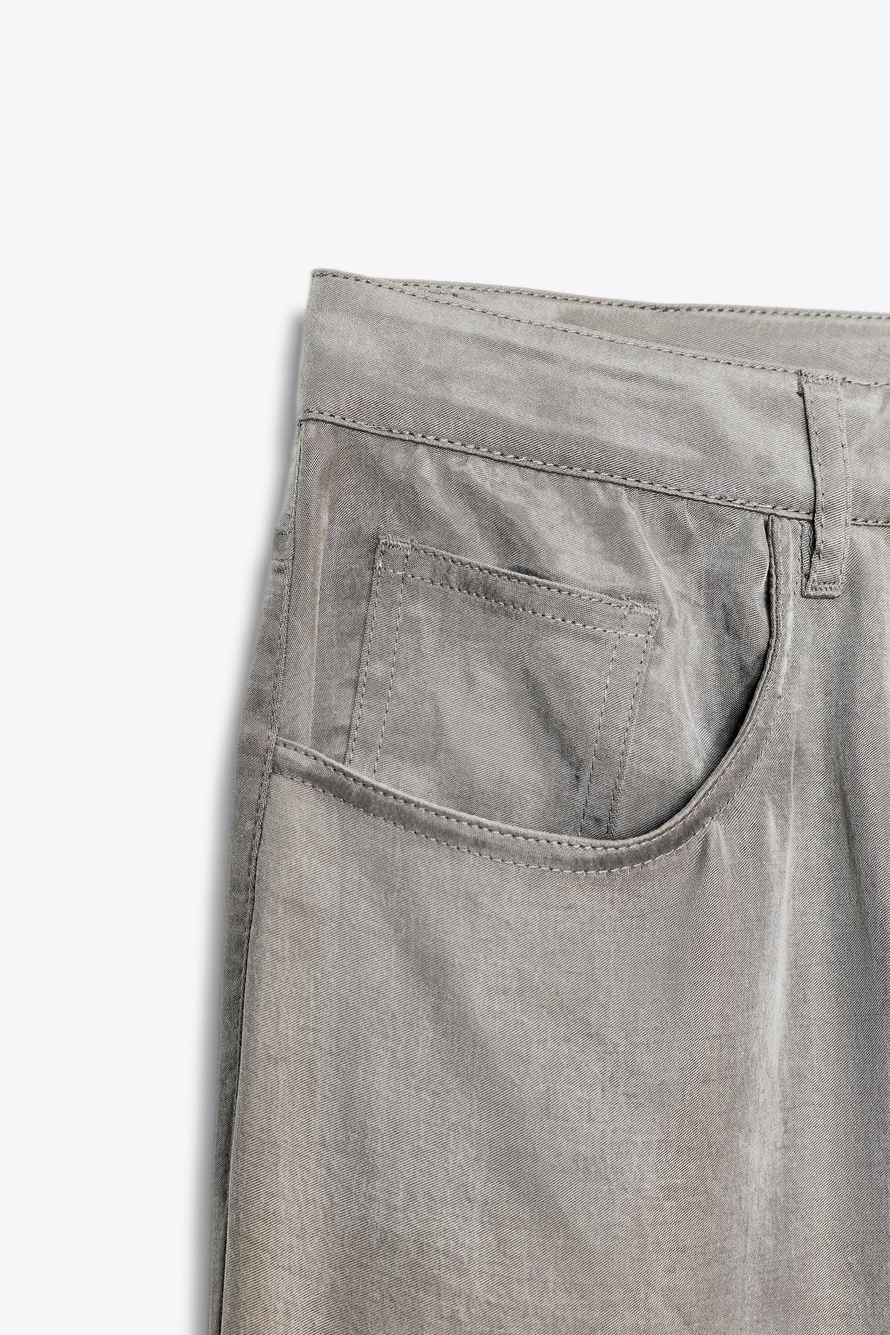 Satin Flowing Trousers