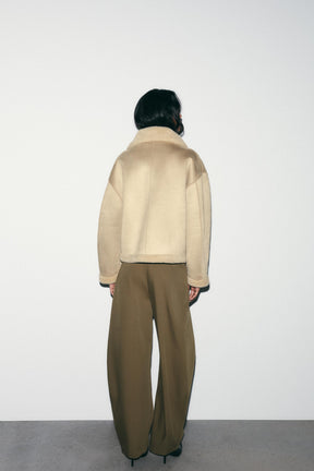 REVERSIBLE DOUBLE-FACED JACKET