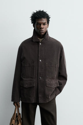 CORDUROY JACKET WITH POCKETS - Image 2