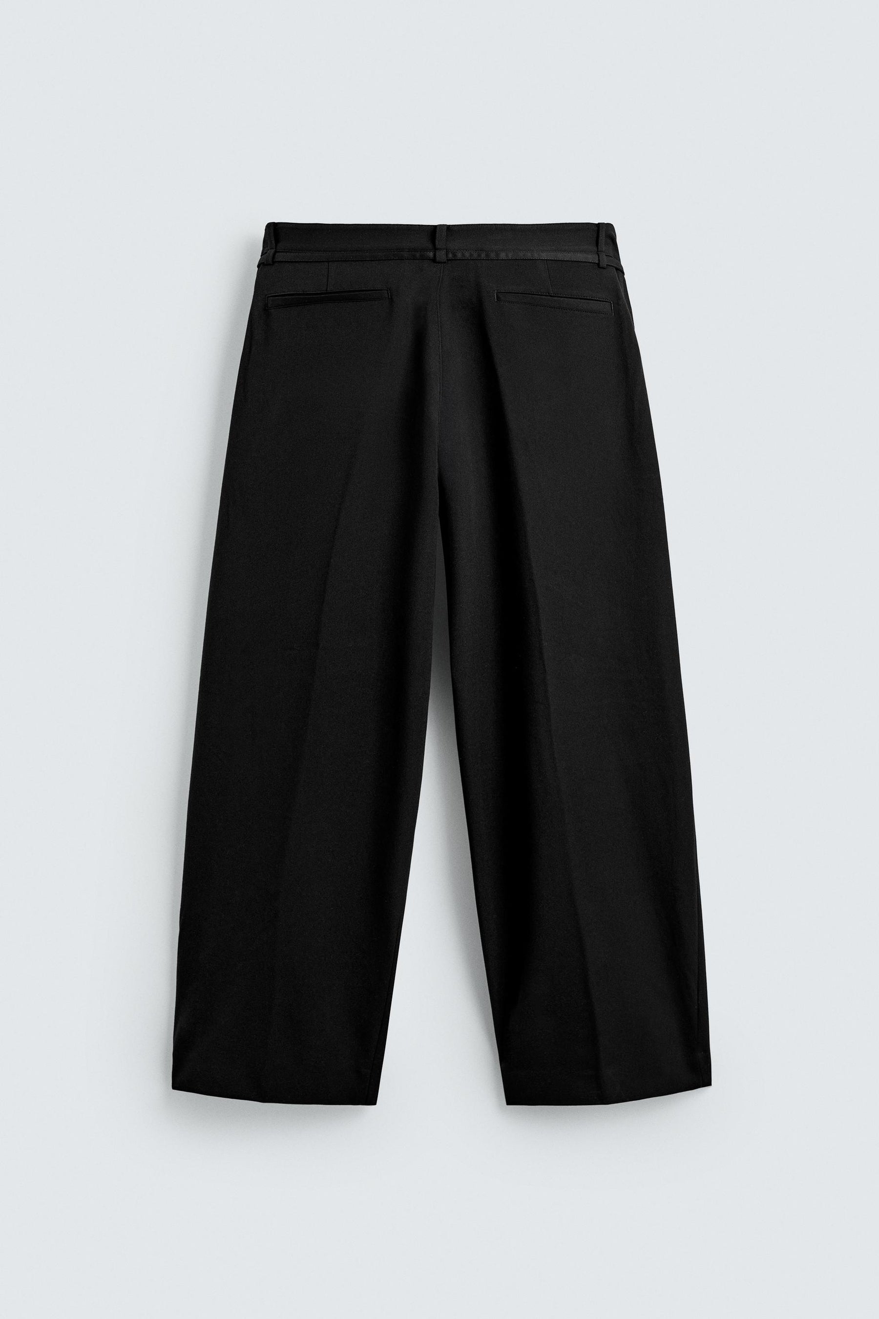 Belted Pleated Trousers