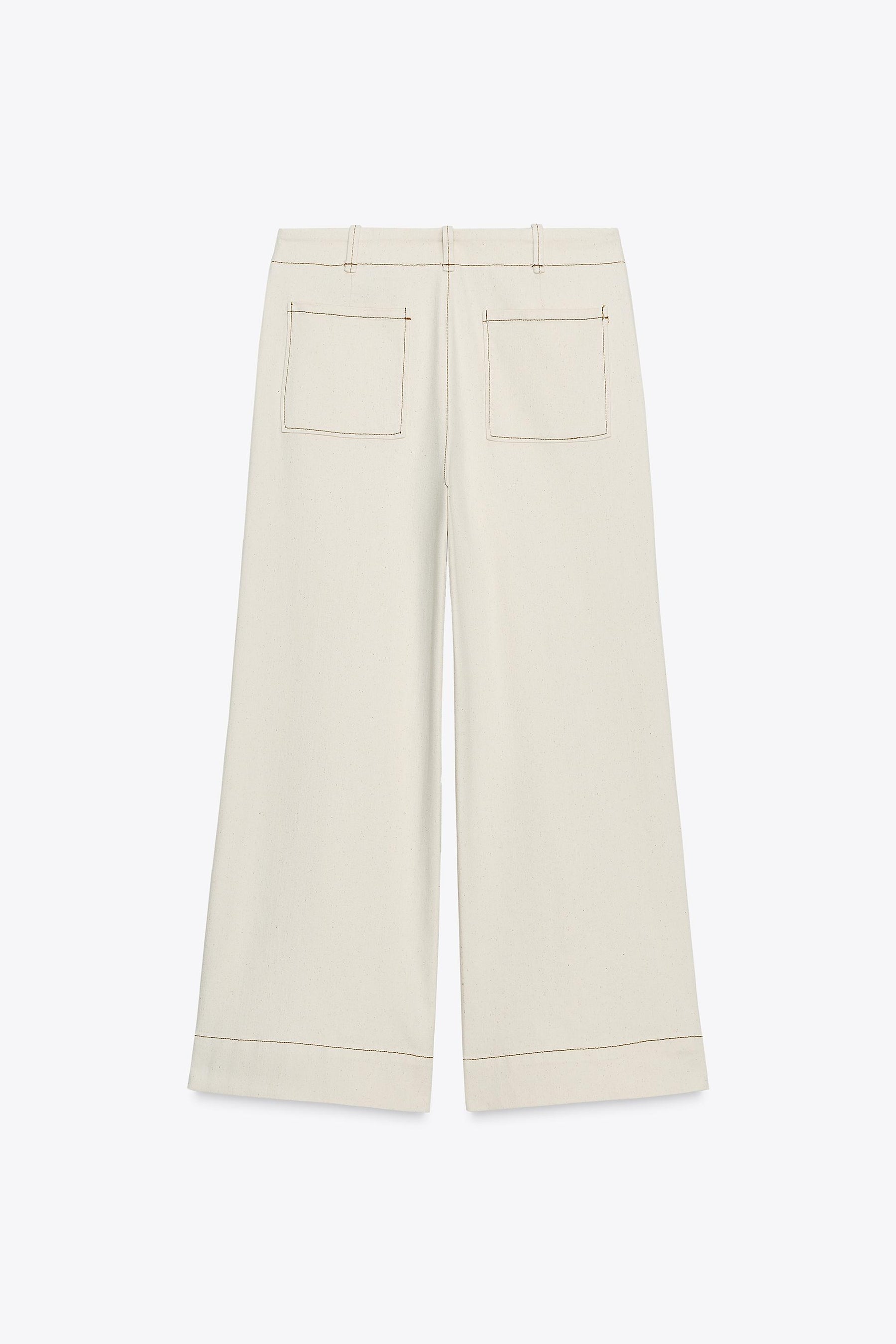 Topstitched Culottes
