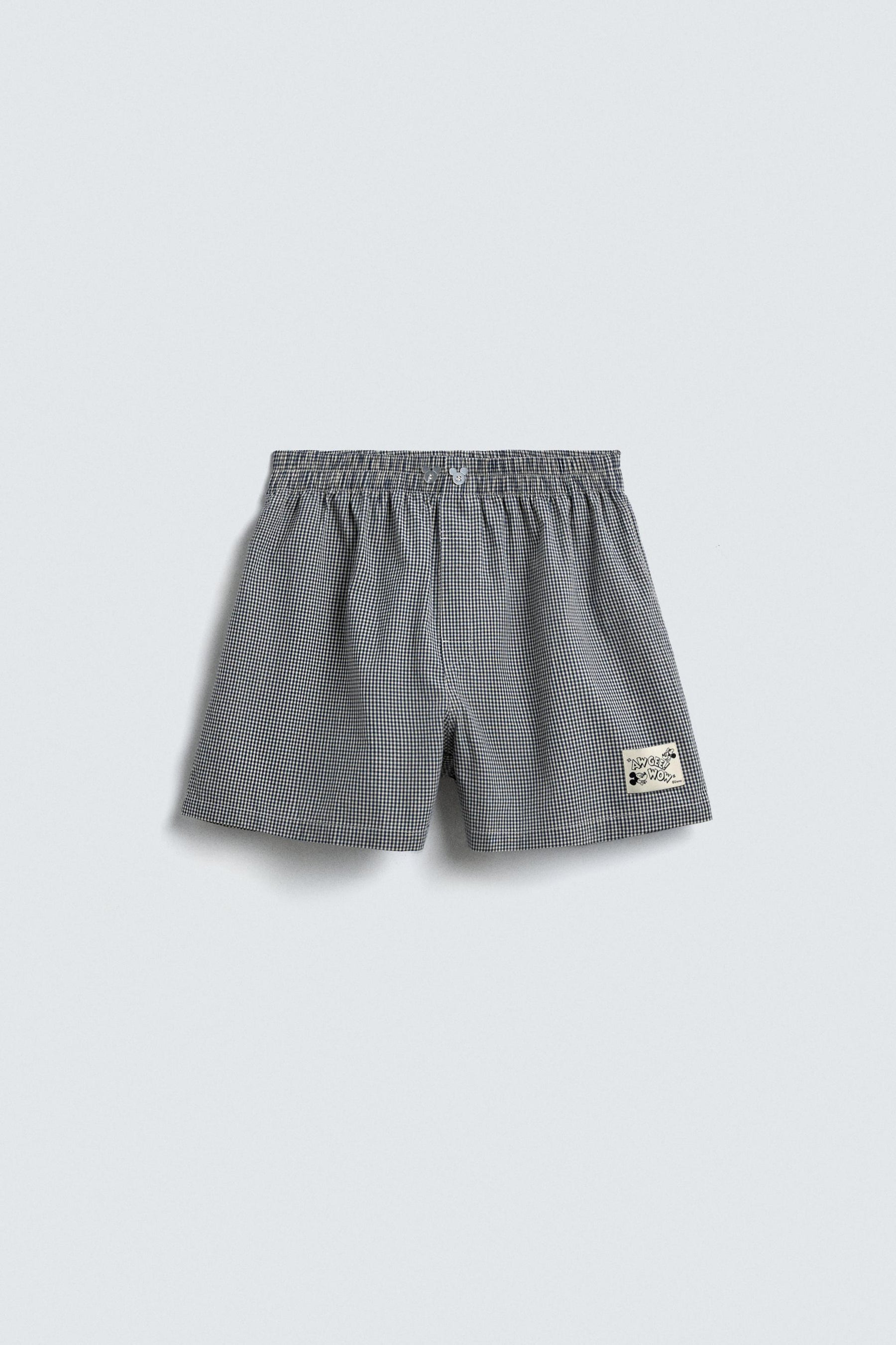 CHECK POPLIN BOXERS HARRY LAMBERT FOR X DISNEY - Image 4