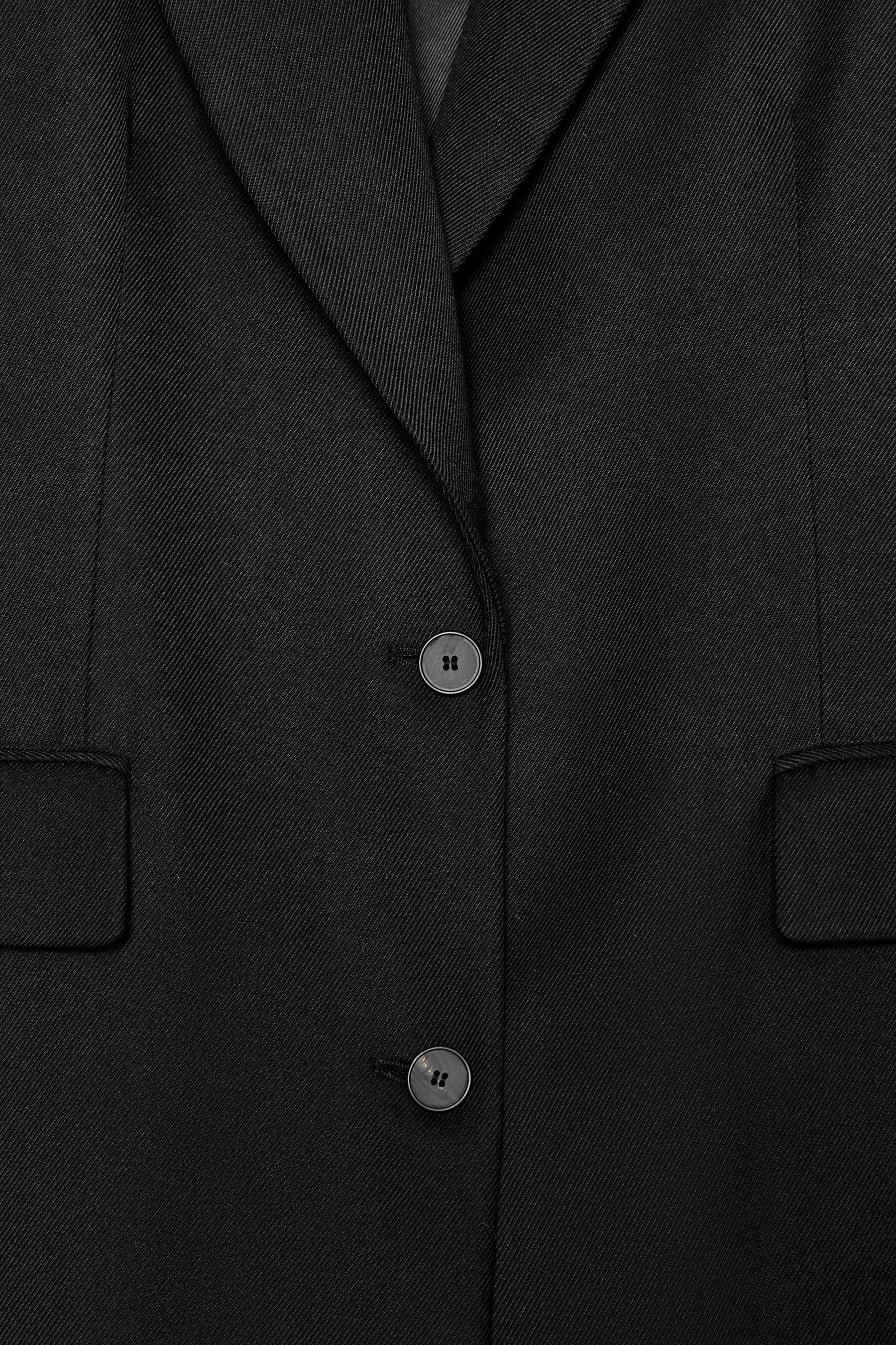 LONG COAT WITH SHOULDER PADS - Image 5