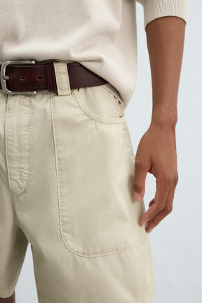 WASHED COTTON BERMUDA SHORTS - Image 6