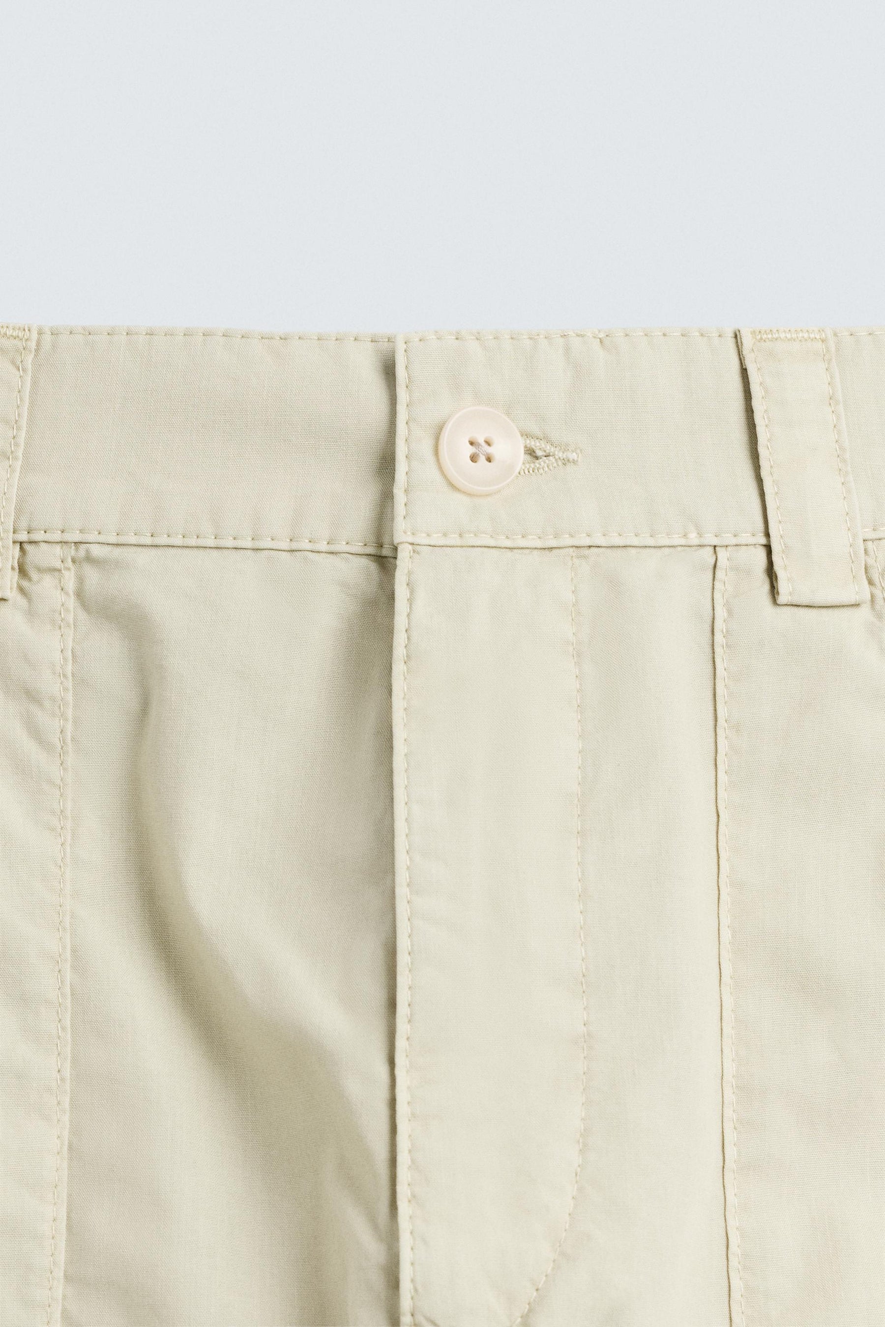 WASHED COTTON BERMUDA SHORTS - Image 9