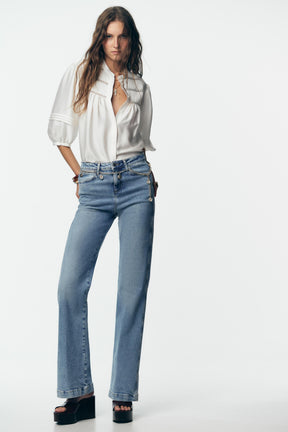 CREPE PINTUCK BLOUSE