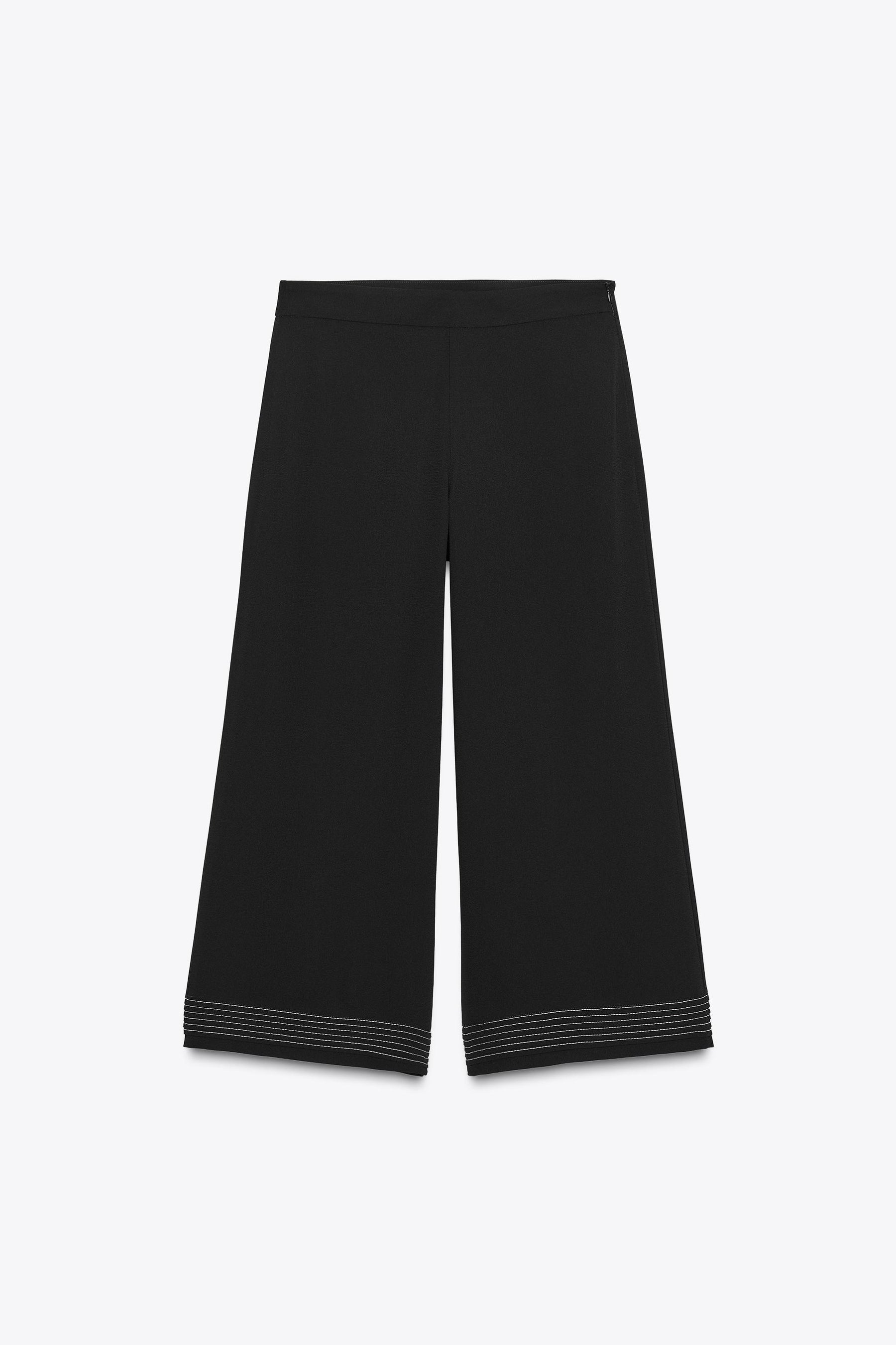 Pleated Culotte Trousers